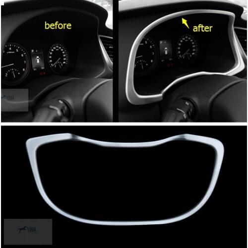 Auto Accessories Center Control Instrument Dash Board Frame Cover Kit Trim Fit For Hyundai Tucson 2016 2017 2018 2019 2020