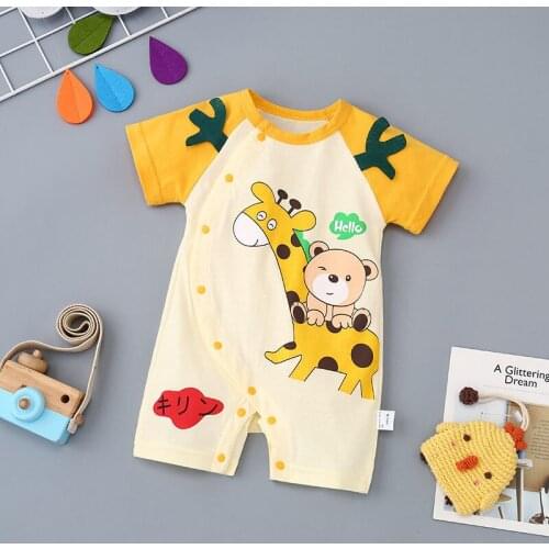 NEW BABY BODYSUIT spring autumn pure cotton thin Harbin boys and girls romper summer clothes
