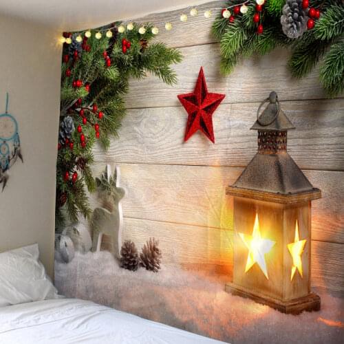 Tapestry Christmas Wall Hanging Christmas Light Home Deco Christmas Snowmen Print Tapestries Large Size Free Shipping Tapestries