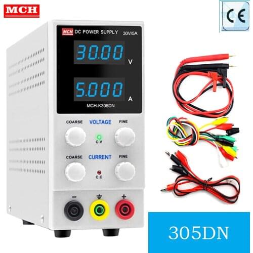 30V 5A Switching DC Power Supply MCH-K305DN Digital Adjustable Voltage Regulator 0.01V 0.001A Lab Power Supply 110V or 220V