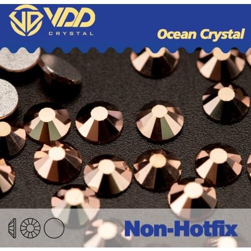 VDD Crystals For Nails Nail Stickers Hot-fix/Glue-on Dmc Flatback Stones Stones To Paste Diamond Dresses Rose Glod 317