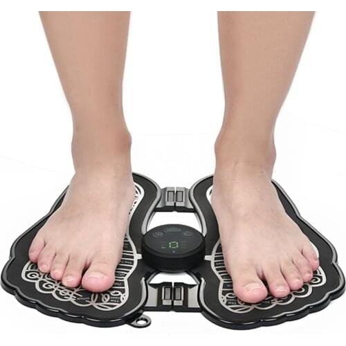 EMS Stimulation Foot Massage Mat Muscle Body Relieve Stress Pain Massager Pad Foldable Health Care Relaxation for Home Office