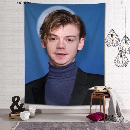 Custom Thomas Sangste Hanging Fabric Background Wall Covering Home Decoration Blanket Tapestry Bedroom,Living Room Wall Decor