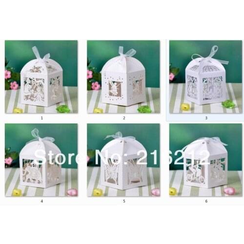 Wedding Favor small Boxes High grade creative hollow out joyful wedding gift box elegant joyful packaging