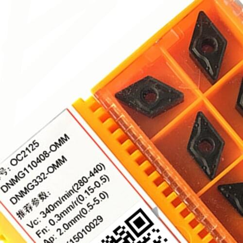 OKE DNMG110404-OMM OC2125/DNMG110408-OMM OC2125/DNMG110404-OMM OC2115/DNMG110408-OMM OC2115 CNC carbide inserts 10PCS/BOX