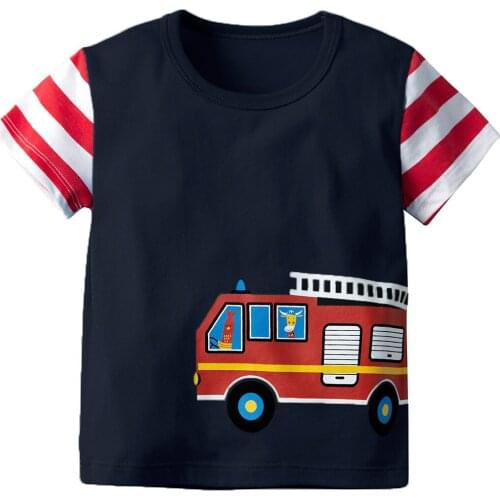 Oklady Hot Sale Brand Boys Clothing Children Summer Boys Clothes Cartoon Kids Boy Clothing Set T-shit Cotton