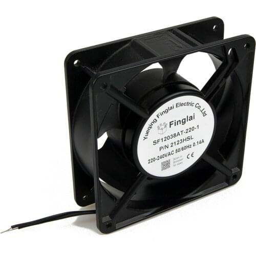 12038 120mm 12cm 220Vac axial flow fan / radiator fan fit to intermittent work 12CM copper wire length DP200A 2123HSL