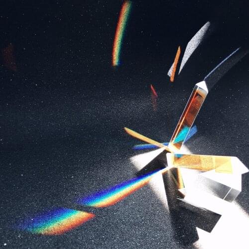 Right Angle Reflection Prism Experimental Optics Mitsubishi Mirror Children Students Look Rainbow 15x15x90mm Right Angle Prism