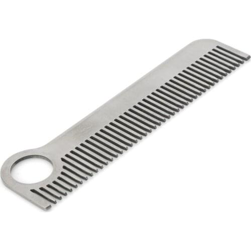 EDC Camping hair Comb unisex stainless Steel Health Care Tactical pocket Multi Function Tool