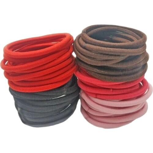 20 Pcs/Lot 5 CM Accessories For Women Elastic Rubber Bands Girls Lovely Hair Ropes Ponytail Holder Tie