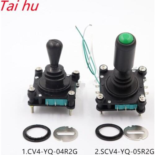 22mm SCV4-YQ-05R2G / SCV4-YQ-04R2G Cross Switch 4 Direction Main Switch Knob Button 360 Degree Momentary Monolever Switch
