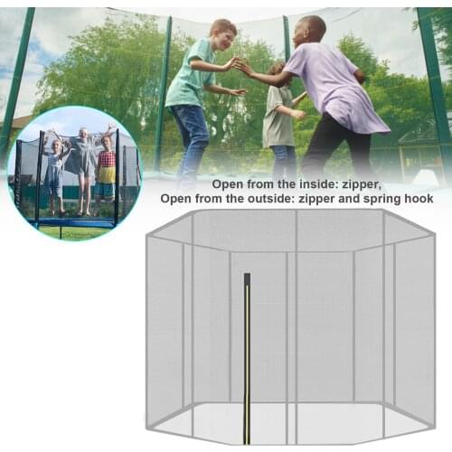 10/12/13/14/15/16 feet Trampoline Protective Net 170cm High Anti-fall Nylon Trampoline Jumping Pad Safety Net Protection Guard
