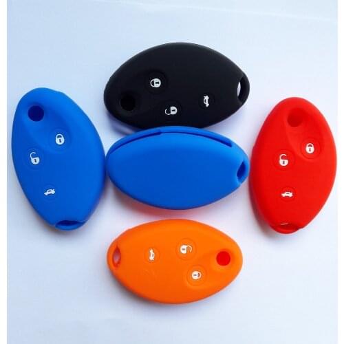 Flip Silicon FOB Case Funda Silicon Llave Protect For Citroen C4 C5 2006 Saxo 2002 Remote Key Shell 3 Button Car Key Case