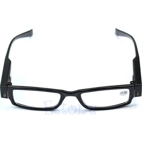 Light UP Multi Strength Eyeglass LED Reading Glasses Spectacle Diopter Magnifier