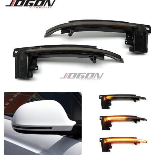 LED Dynamic Side Mirror Sequential Blinker Indicator Light Lamp For Audi A4 A5 B8 S4 S5 Q3 SQ3 A3 8P A6 C6 4F S6 A8 D3 8K