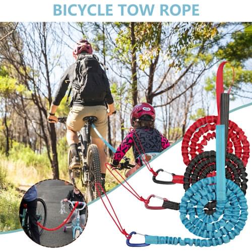 Bicycle Traction Rope Traction Childrens Bicycle Draw Rope Outdoor Elastic Traction Belt Shock Absorption Bicycle Accessories
