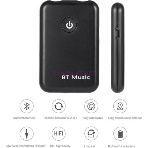 20pcs USB Bluetooth V4.2 Transmitter Receiver 2 in 1 Wireless 3.5mm Audio Adapter for Home Sound System Car Stereo System