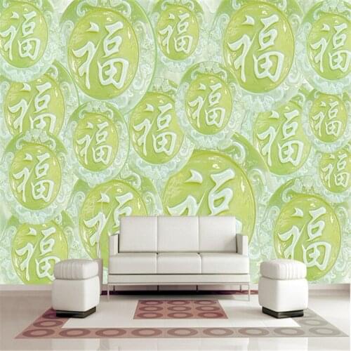3D Relief Jade Wallpapers for Walls 3D Modern Wall Murals Photo Wallpapers for Bedroom Living Room Background Walls Painting