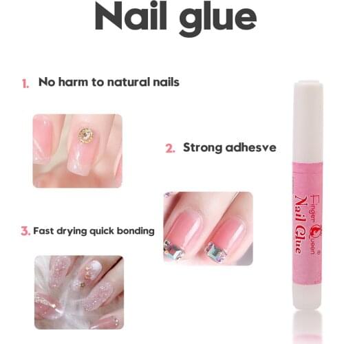 5/10pcs Mini Quick-drying Nail Glue Professional Nail Glue Fake Nail Sticker UV Polishing Extension Glue Super Glue Nail Tool