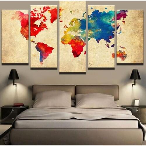 5d diy 5pcs Black world color Map diamond painting crystal 5d diamond embroidery spuare&round crystal painting cross stitchsets