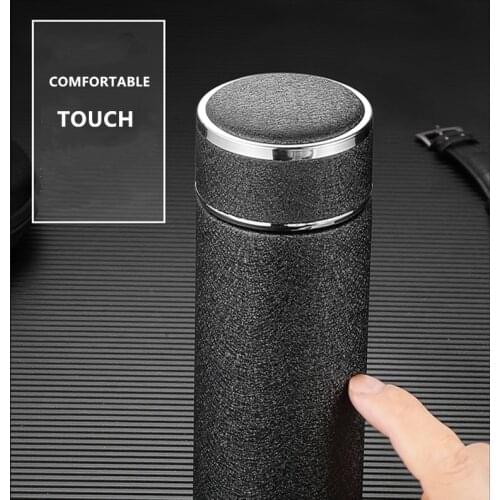 7 Colors 480ml Double Stainless Steel 304 Thermos Mug With Filter High Quality Fashion Vacuum Flask Portable Insulated Cup