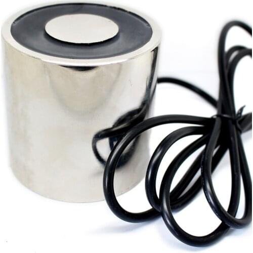 Large suction 100KG 65/60 DC 6V 24V 36V 12V Solenoid Sucker Holding Electric Magnet Lifting Electromagnet Non-standard custom