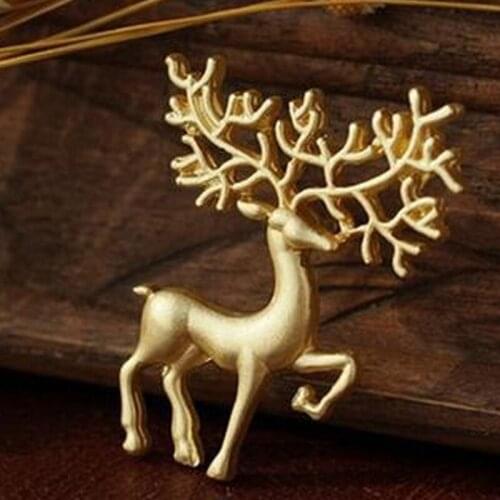 Fawn Brooches For Women Fashion Pin Pins Elegant Rhinestone Brooch Sweaters Jewelry Luxury Accessories 2021