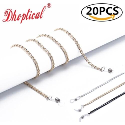 Sunglasses chain ,metal glasses cord eyewear retainer for glasses holder aluminum material 20pcs wholesale by dhoptical
