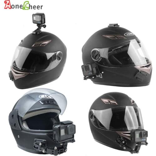 Motorcycle Helmet Chin Mount Holder for Gopro 7/6/5 SJ4000/SJ7/SJ8 for xiaomi yi 4k for sony action sports camera Arm Mount