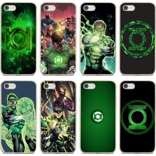 For Xiaomi Mi A1 A2 A3 5X 6X 8 9 9T 10 10T 11 Lite SE Pro Comic-Green-Lantern-Hal-Jordan-DC-Logo Soft Cases Covers