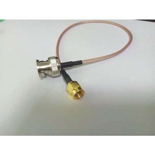 100PCS RG316 coaxial cable BNC male TO SMA male Cable 30CM Selling