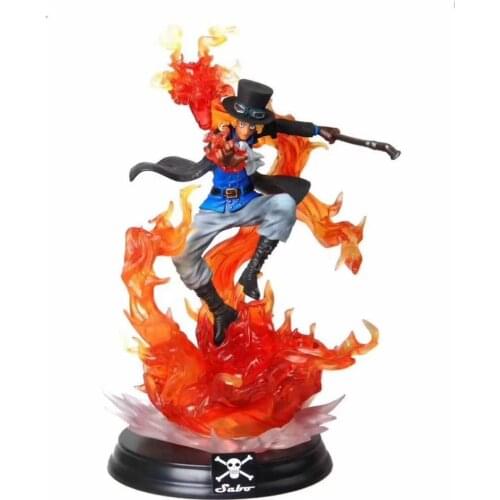 GK Statue Model Toys One Piece Fire Sabo Figure