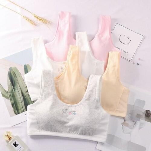 Underwear Female Student Developmental Bra Thin Cup Bra High School Students No Rims Comfortable Girl Underwear