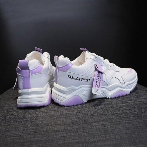 New Sneaker Womens Spring and Summer 2021 Fashion Breathable Students Small White Shoes Casual Running Shoes Women Sports Shoes