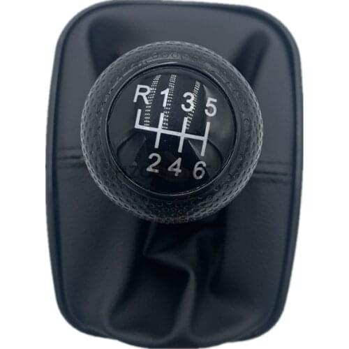 NEW 6 Speed Car Gear Shift Knob Lever Shifter Gaitor Boot For VW 1999-2004 Golf 4 IV MK4 GTI R32 For Bora Jetta MT
