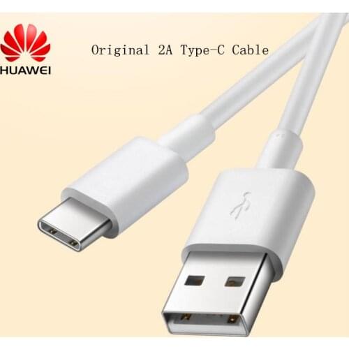 Original Huawei USB Charge Type C Cable 2A Fast Charging Data USB-C Cord For Huawei P10 P20 Lite/P30 Lite/Nova 5i 4E 3E Honor 8
