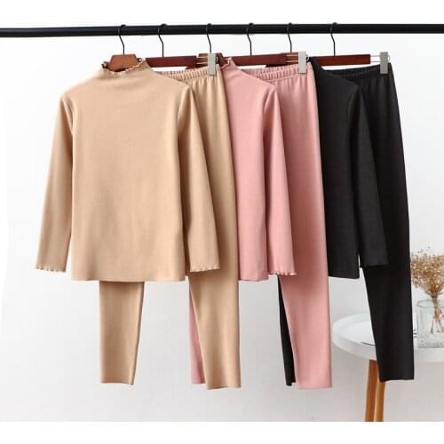 Fdfklak Warm Plush Thicken Sleepwear Women Winter Pajamas Set Long Sleeve Trousers Two Piece Suit Large Size Pyjamas Female 3XL