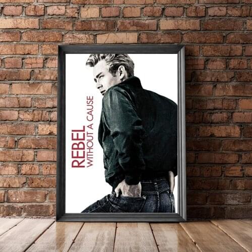 Rebel Without a Cause (1955) Poster American Drama Film Wall Decor James Dean Natalie Wood Art Gift
