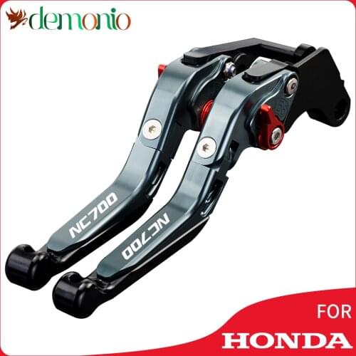 For HONDA NC700 NC700S NC700X 2012 - 2015 Motorcycle CNC Adjustable Extendable Folding Brake Clutch Levers NC 700 S X 700S 700X