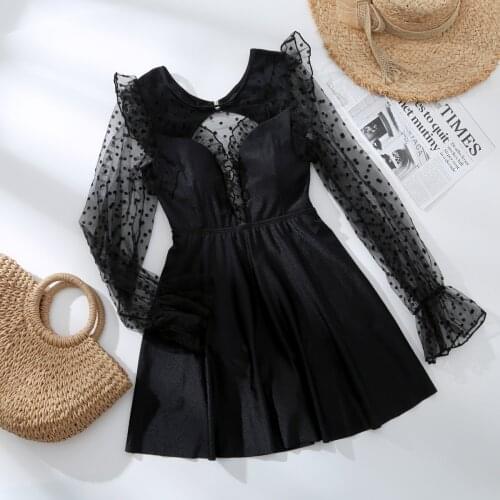 Sexy Mesh Cut Hollow Out Deep V Neck High Waist Swimsuit Lady 2021 Monokini One Piece Swimwear Women Swim Bath Suit