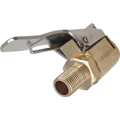 General 8mm Bore Hose Car Truck Tyre Tire Inflator Connector Clip Adapter Connector Nozzle Pump Metal Inflatable Air