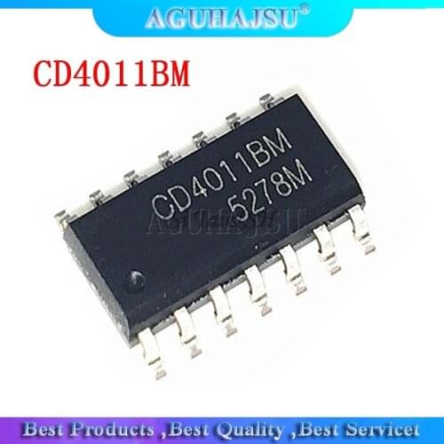 10PCS CD4011BM CD4060BM CD4066BM CD4001BM CD40106BM CD4013BM CD4051BM SOP new and original IC