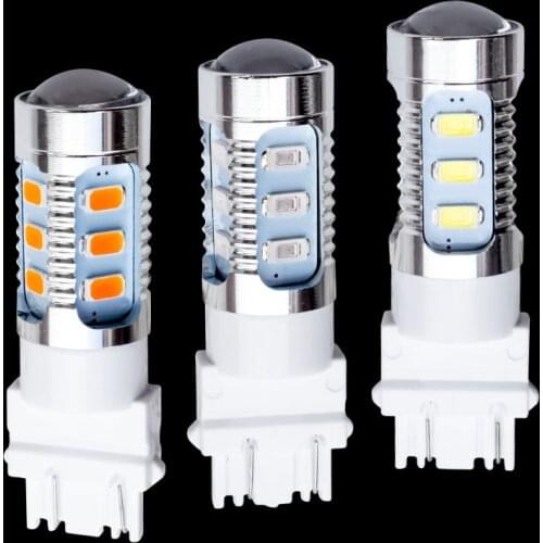 T25 3157 P27/7W 15 smd 5630 LED car Lights motor daytime running light Turn Signal 3156 3057 3456 3757 RED YELLOW AMBER WHITE 2X