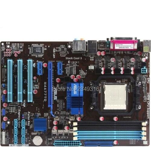 For Asus M4A77TD Desktop Motherboard 770 Socket Socket AM3 DDR3 Original Used Mainboard