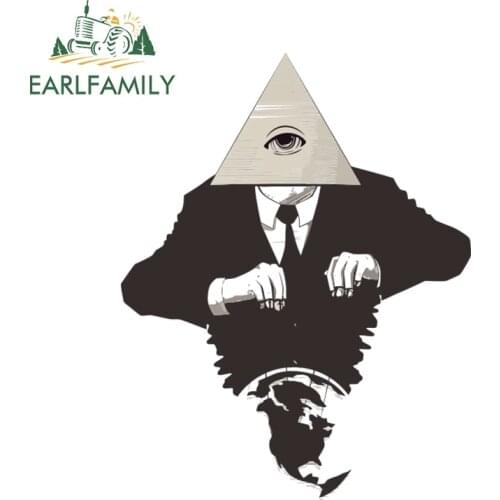 EARLFAMILY 13cm x 10.2cm Funny Control Decal Vinyl Car Sticker Rear Windshield Car Decoration Waterproof Accessories Car Styling