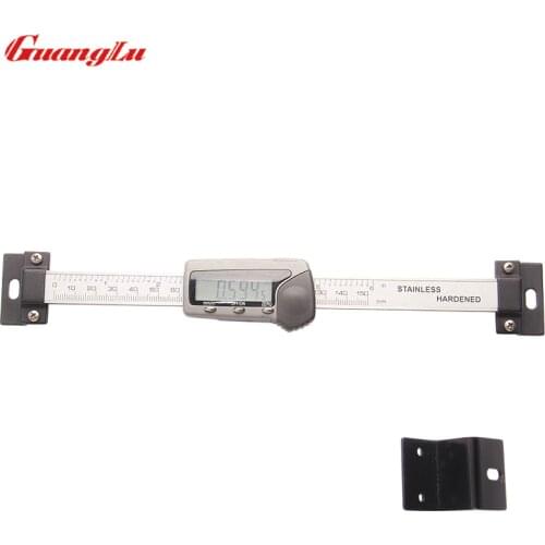 GUANGLU Digital Scale Unit Horizontal Type 0-150mm Stainless Steel LCD Display Inch/MM Machinist Tools