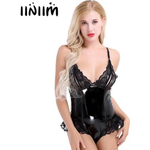 Iiniim Women's Lace Bodysuit