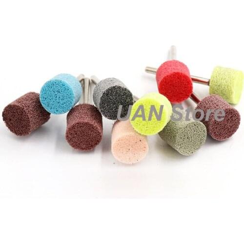 3mm Shank Fiber Grinding Head Nylon Grinding Head Polishing Wheel Non-woven Grinding Head Electric Grinding Accessories