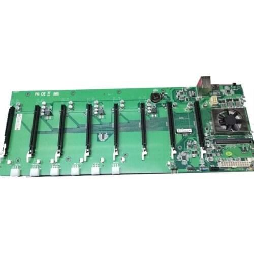 NEW ASRock H110 Pro BTC Mining Board +8 Pcie Mining Motherboard with intel385 CPU