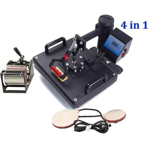New Design 4 in 1 Heat Press / Heat Transfer Machine,tshirt Printing Machine, Cheap Iphone Case/ Mug/tshirt Printer,Sublimation